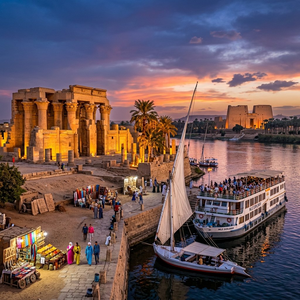 阿斯旺Aswan–孔翁坡Kom Om